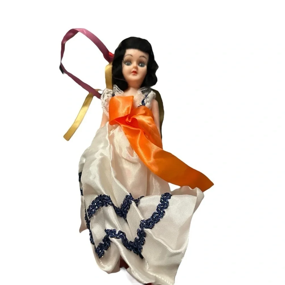 Vintage Set of Four Colorful 1970's Dolls